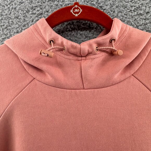 Puma Hoodie Evo Stripe Sweatshirt Pullover  Moisture Wicking Peach Size Large - Picture 8 of 12